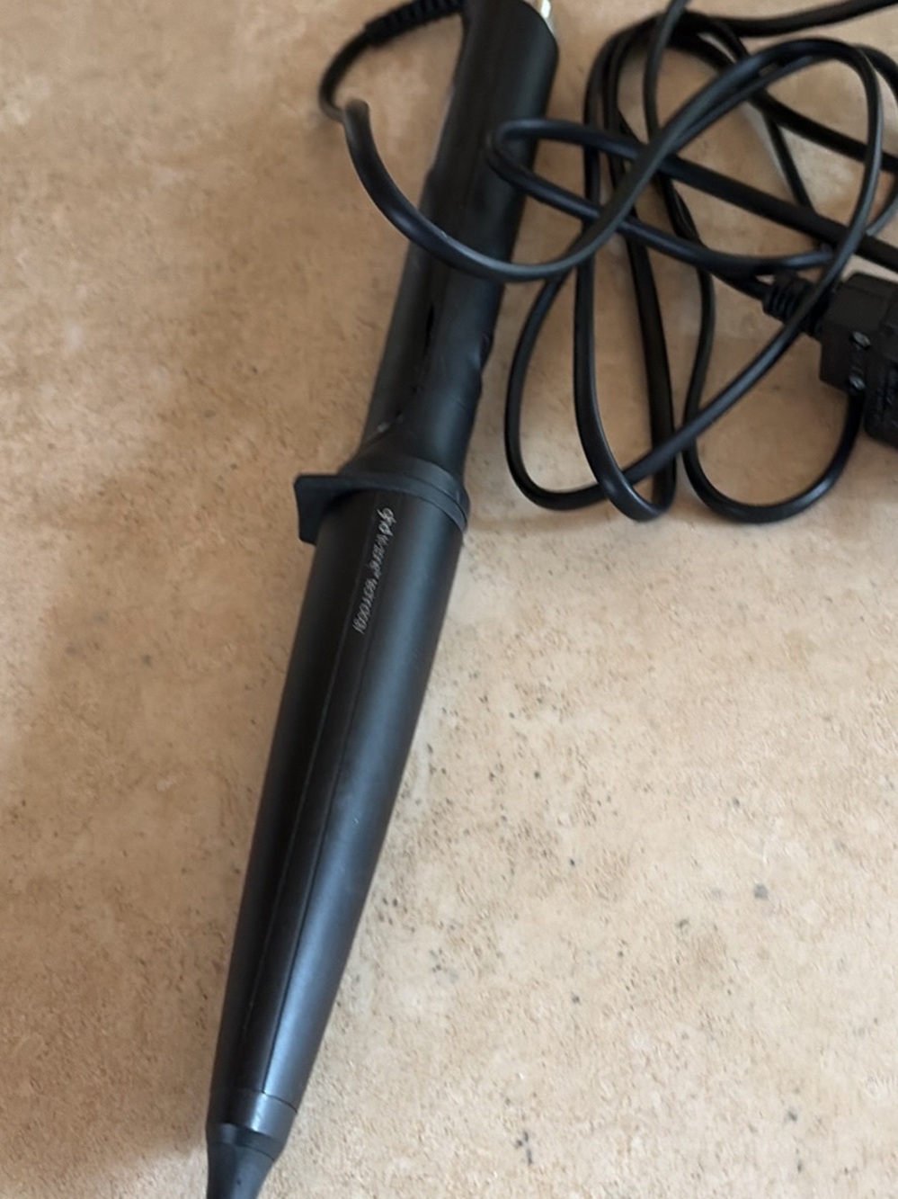 ghd Black Tapered Curling Wand without box